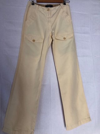 Max Mara Pantalones Beige Cargo