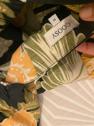 Vestido Coosy Talla M Estampado Tropical