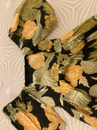 Vestido Coosy Talla M Estampado Tropical