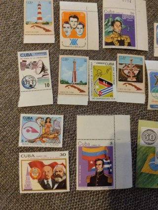 Lotto francobolli Cuba.