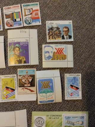 Lotto francobolli Cuba.
