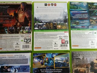 Lote 6 Juegos Xbox 360: Oblivion, Skyrim, Mass Eff