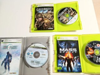 Lote 6 Juegos Xbox 360: Oblivion, Skyrim, Mass Eff