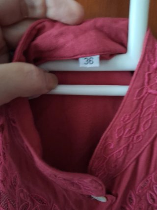 Camisa túnica mujer bordada