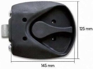 CR-MOESANCO FAP1064 Cerradura Caravana Negra