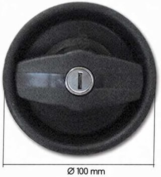 CR-MOESANCO FAP1064 Cerradura Caravana Negra