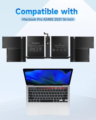 GINGEPRO A2527 Batería 11,45V 99,6Wh 8700mAh A2485