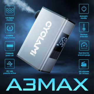 CYCLAMI A3MAX Mini Bomba 150PSI LED AutoStop