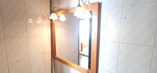Conjunto Muebles Baño Madera y Cristal