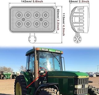 Hooma 40w Faros LED Tractor John Deere 7200