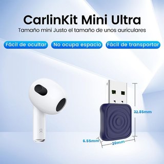 Carlinkit Mini Ultra CarPlay Android Auto no cable