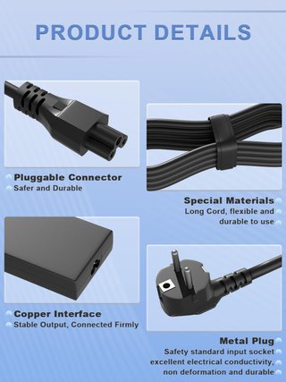 SLRIOYS Cargador 180W 19.5V 9.23A 5.5×1.7mm Acer