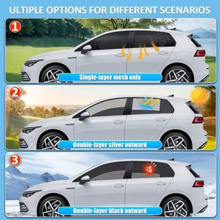 XCBYT Parasol Coche Lateral para VW Golf 8