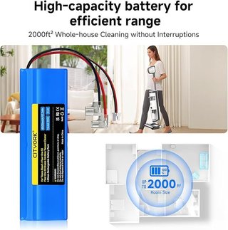 CITYORK 21,6V 4500 mAh Batería Tineco Floor One S3