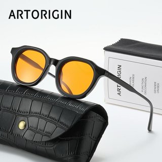 Gafas de sol ARTORIGIN hombre negras y naranjas