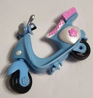 Scooter Polly Pocket Azul y Rosa