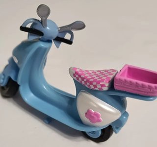 Scooter Polly Pocket Azul y Rosa