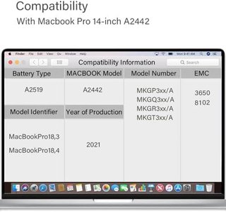 XINGLT A2442 Batería A2519 MacBook Pro 14''