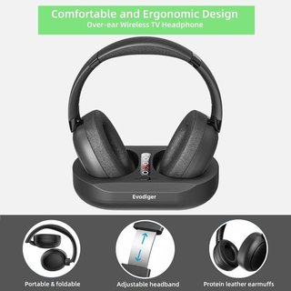 Evodiger Auriculares Inalámbricos personas Mayores