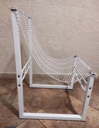Silla azul con cojín acolchado, desenfundable
