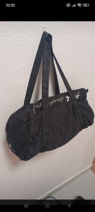 Bolso negro brillante