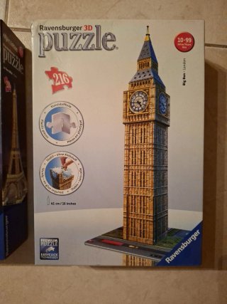 Puzzle 3D Ravensburger Big Ben Londres 216 piezas
