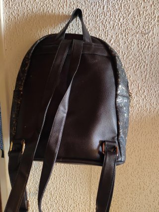 Mochila Hogwarts Marrón y Dorada