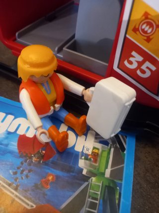 Playmobil Helicóptero y Barco de Rescate