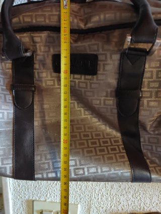 Bolso de viaje ORLANE beige y marrón