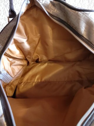 Bolso de viaje ORLANE beige y marrón
