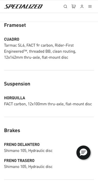 Specialized Tarmac Bicicleta de Carretera