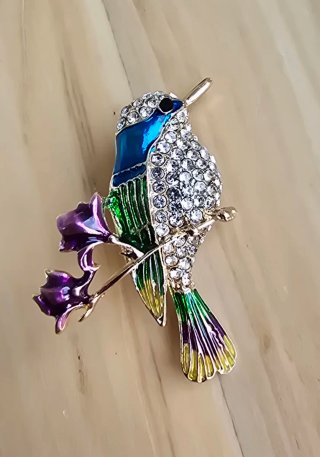 Broche Pajarito sin estrenar
