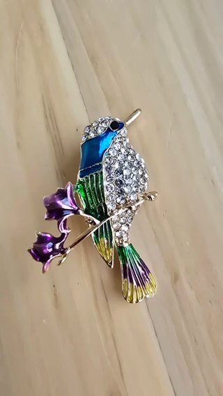 Broche Pajarito sin estrenar