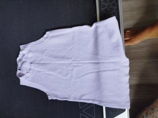 Top Zara Lila Poco Uso Talla S