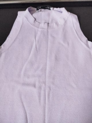 Top Zara Lila Poco Uso Talla S