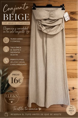 Top Drapeado ELE&N MODA Talla Única