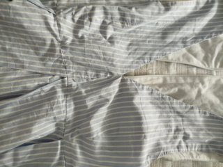Top Zara rayas azul y blanco talla S
