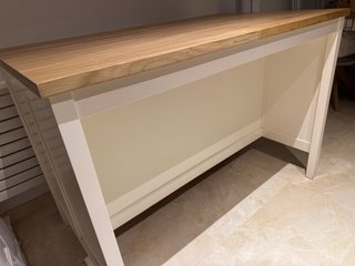 Isla de Cocina IKEA Tornviken Blanca/Madera, 1 año