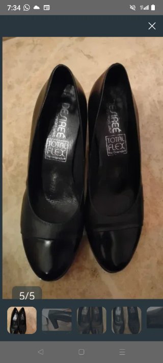 Zapatos de tacón negros Desiree Total Flex