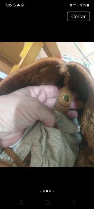 Bolso Biba Piel Trenzado