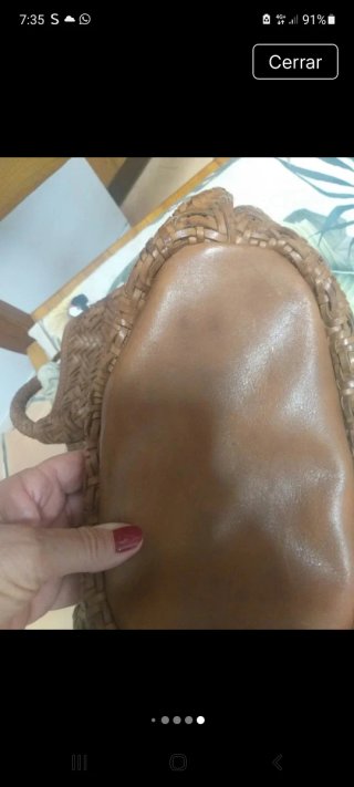 Bolso Biba Piel Trenzado
