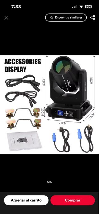 Cabezal Móvil 295W