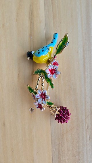 Broche Pajarito en una Rama sin estrenar
