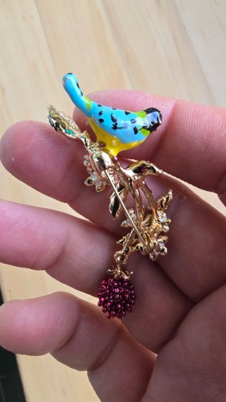 Broche Pajarito en una Rama sin estrenar