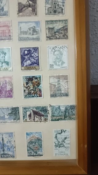 Cuadro Sellos España y Francia