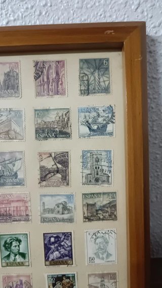 Cuadro Sellos España y Francia
