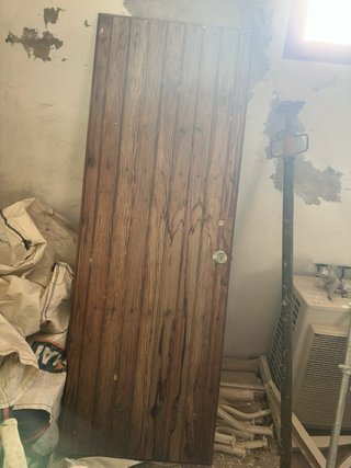 Puerta madera pino maciza