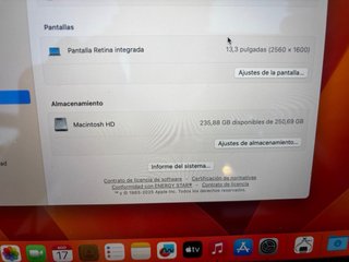 MacBook Pro 13 2.3GHz 256GB