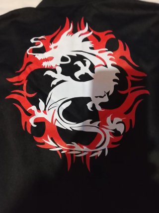Camiseta sin mangas con dragón Talla L