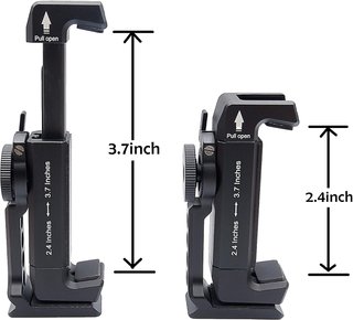 Soporte metálico para trípode de smartphone